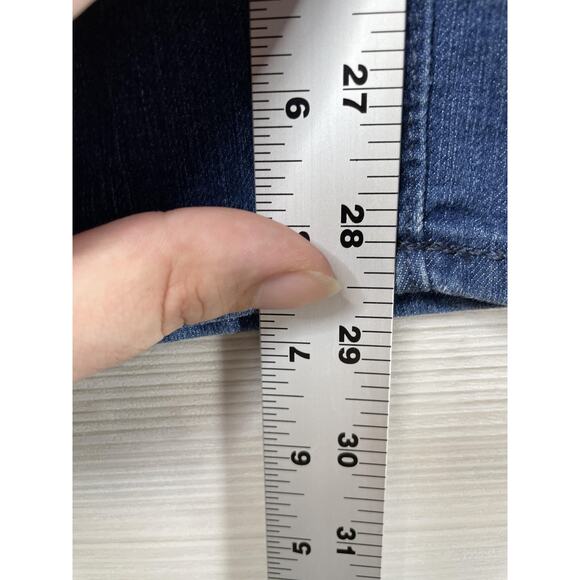 Old Navy Jeans Womens 12 Blue Super Skinny Medium Wash Stretch Denim Pockets - Picture 6 of 13